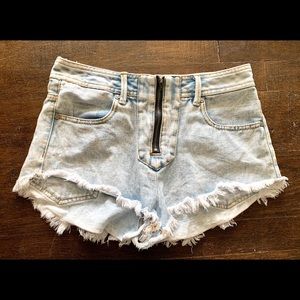 Kendall & Kylie High Rise Jean Shorts Sz 5